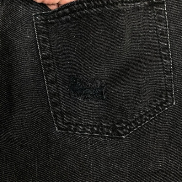 Free People Denim A-line Distressed Skirt Size‎ 27 - Picture 11 of 16